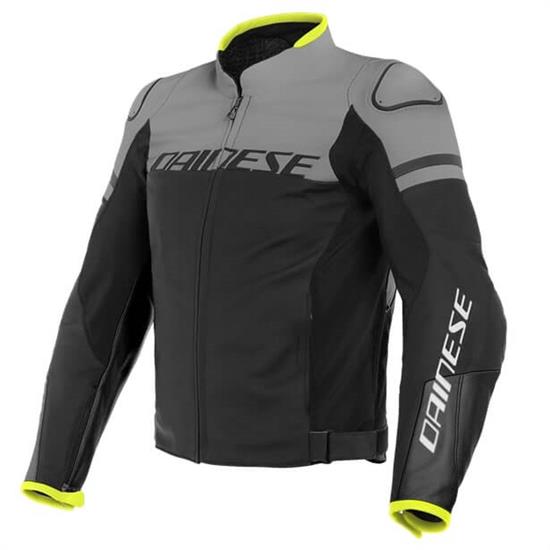 DAINESE/AGILE LEATHR BLK-MATT/CHRCL GRY/BLK MAT