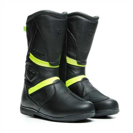 DAINESE/FULCRUM GT G.TEX BOOTS BLK FLU YLW
