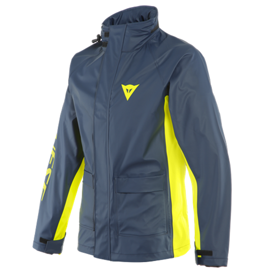 DAINESE/STORM 2 UNISEX JACKET BLACK-IRIS/FLUO-YELLOW