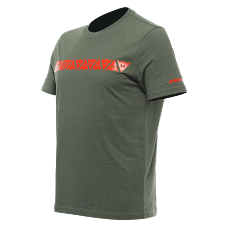 DAINESE/STRIPES T-SHIRT CLIMBING-IVY FLUO RED