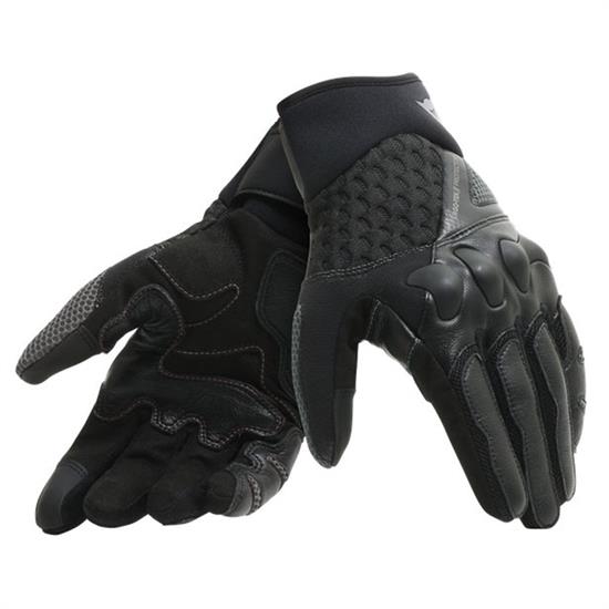 DAINESEX-MOTO GLOVES BLACK ANTRACITE
