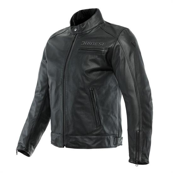 DAINESE/ZAURAX LEATHER JACKET BLACK