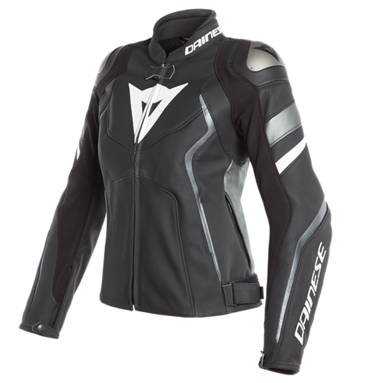DNS CKT DERİ/AVRO 4 LADY LEATHER JACKET BLK-MATT-ANT-WHT
