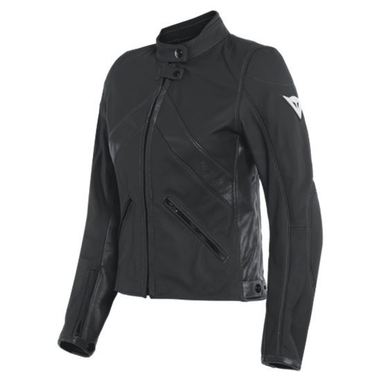 DNS CKT DERİ/SANTA MONICA LADY LEATHER JACKET/BLACK