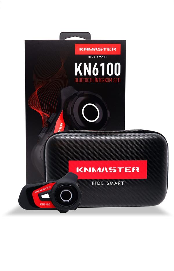 Knmaster KN6100 Motosiklet Kask İnterkom Bluetooth Intercom Kulaklık Seti