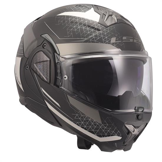 LS2 ADVANT 2 ASTRAL MAT GRİ-SİYAH KASK