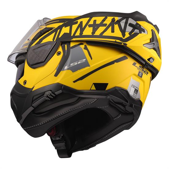 LS2 ADVANT 2 TAPE MAT SARI-SİYAH KASK