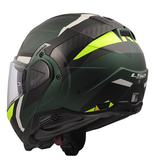 LS2 ADVANT 2 TRIPLE MAT YEŞİL-SİYAH-NEON SARI KASK