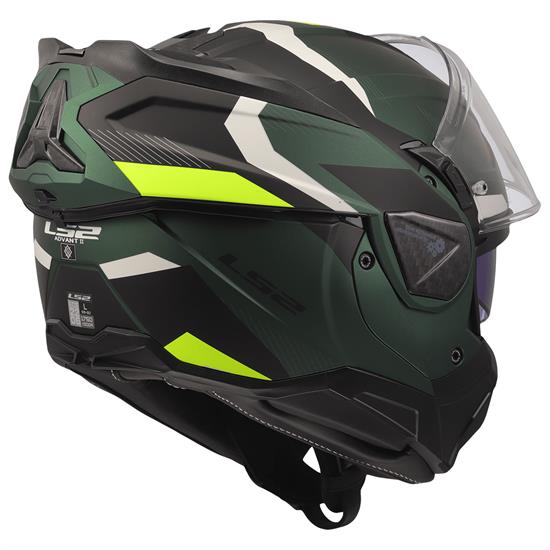 LS2 ADVANT 2 TRIPLE MAT YEŞİL-SİYAH-NEON SARI KASK
