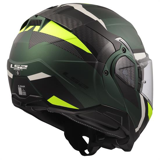 LS2 ADVANT 2 TRIPLE MAT YEŞİL-SİYAH-NEON SARI KASK