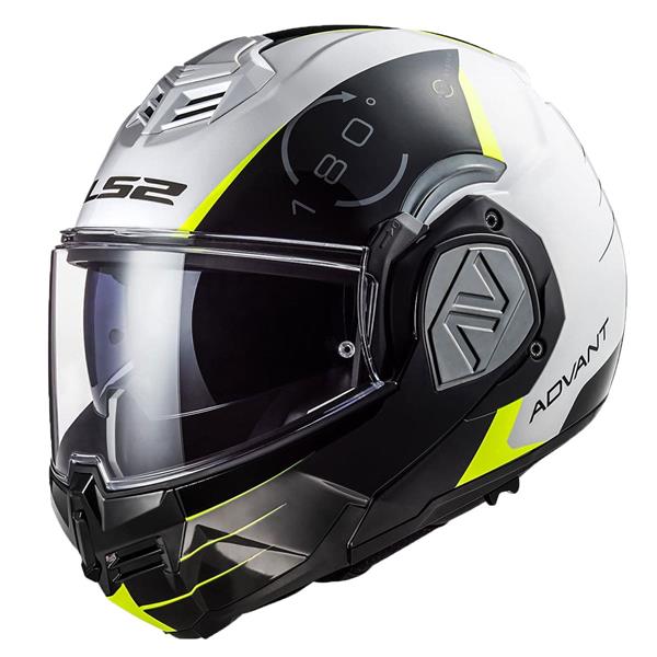 LS2 ADVANT CODEX BEYAZ-SİYAH KASK