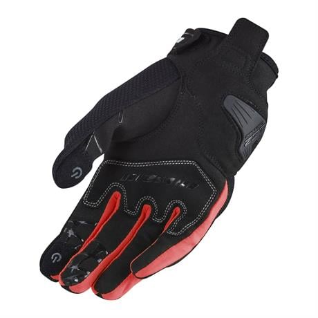 LS2 DART 2 ELDİVEN SİYAH-KIRMIZI