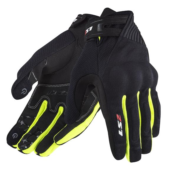 LS2 DART 2 ELDİVEN SİYAH-NEON SARI