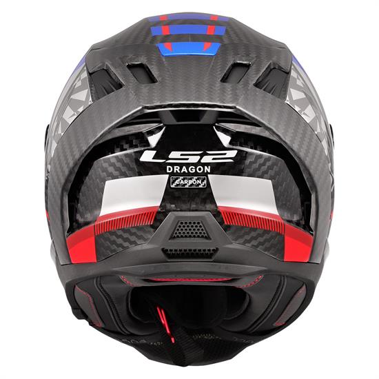 LS2 DRAGON KARBON TRAX MAVİ KASK