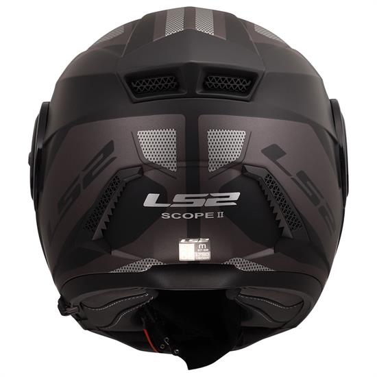 LS2 SCOPE 2 AXIS MAT SİYAH-TITANIUM KASK
