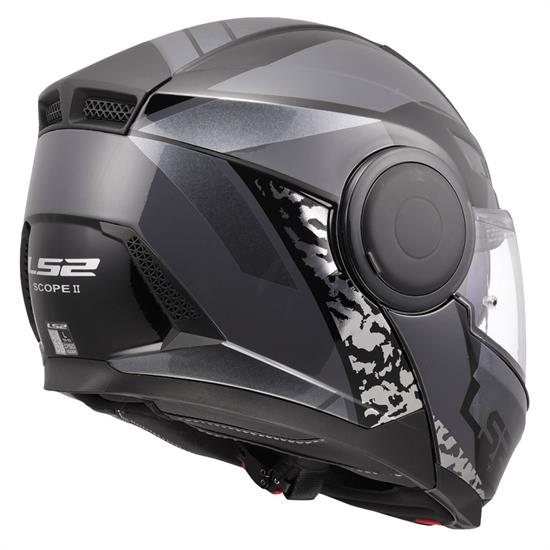 LS2 SCOPE 2 OXYD SİYAH-TITANIUM KASK