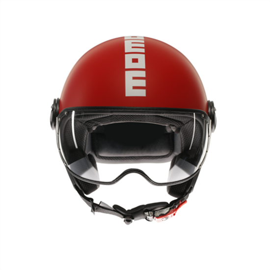 MOMO KASK/ FGTR CLASSIC CANDY MATT RED/WHITE