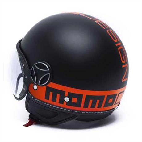 MOMO KASK/FGTR CLASSIC MOMO FLUO MATT BLACK RED 21
