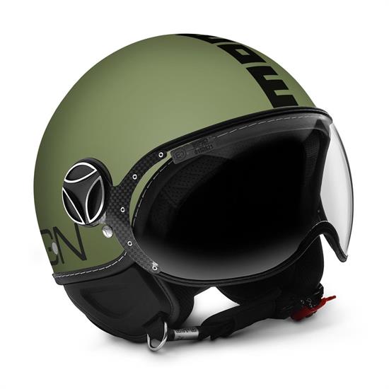 MOMO KASK/FGTR CLASSIC MOMO MATT MILITARY GREEN BLK