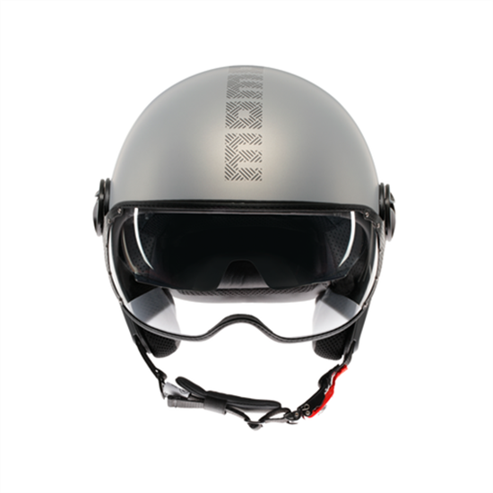MOMO KASK/FGTR EVO MOMO HIP MATT GREYY/CERULEAN GREY