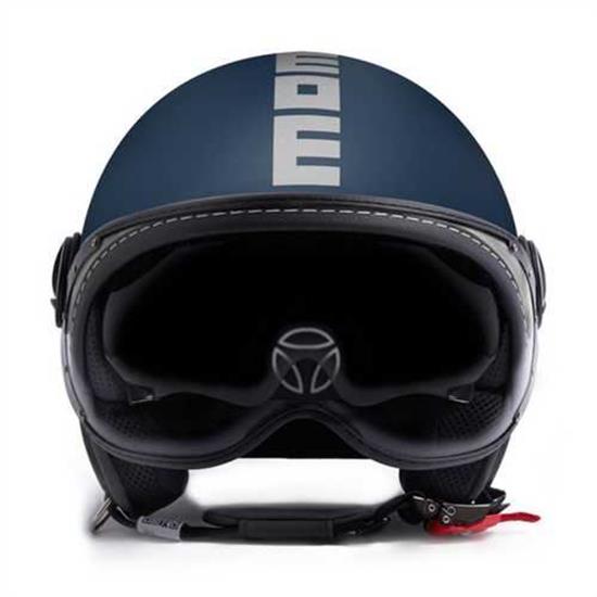 MOMO KASK/FGTR EVO MOMO MONO MATT BLUE SILVER