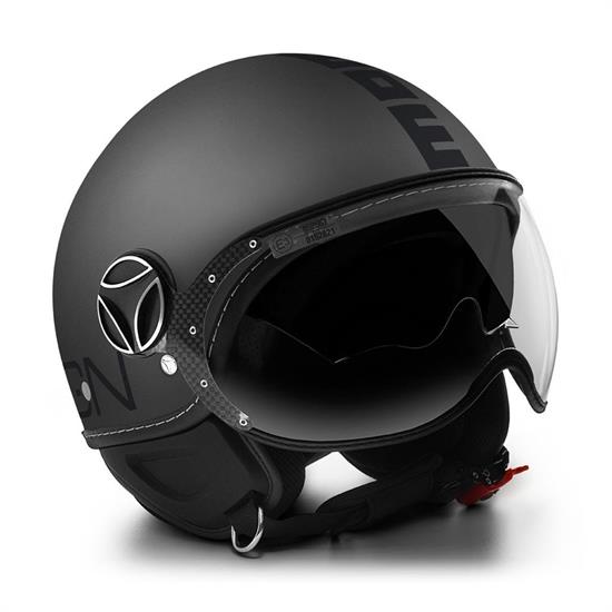 MOMO KASK/FGTR EVO MOMO MONO TITANIUM FROST BLACK
