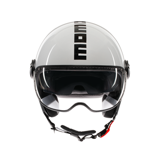MOMO KASK/FGTR EVO MOMO MONO WHITE QUARZ. BLK