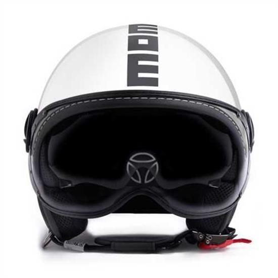 MOMO KASK/FGTR EVO MOMO MONO WHT QUARZ BLACK