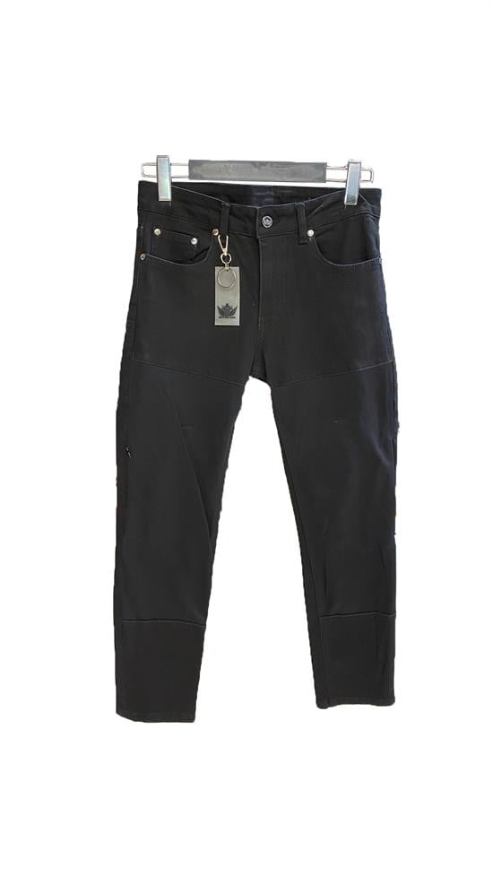 Motobike Jeans 2007 Fileli Siyah Motosiklet Pantolonu – Twaron Destekli (Korumalar Hariç)