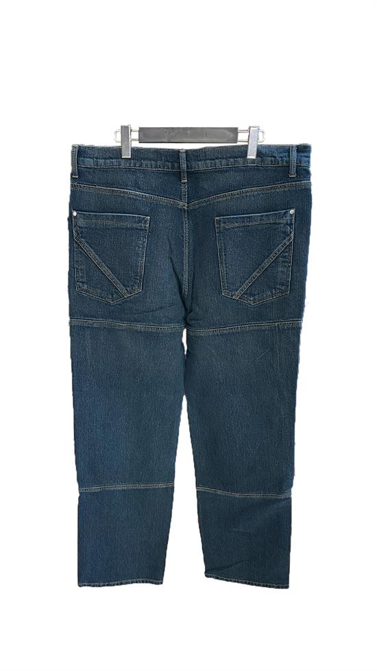 Motobike Jeans 6000 Fitilli Lacivert Motosiklet Pantolonu (Korumalar Hariç)