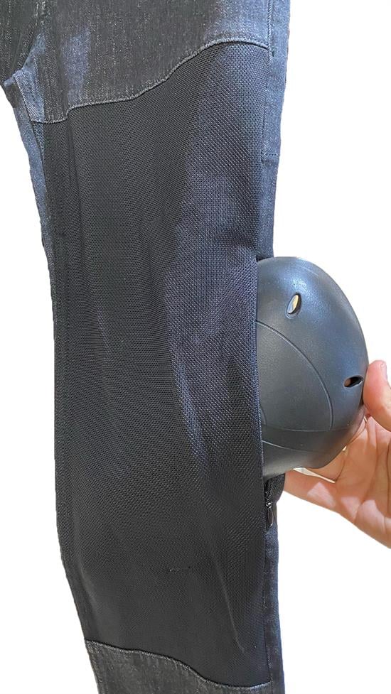 Motobike Jeans 7003 Fileli Motosiklet Pantolonu – Kılçıllı Gri/Siyah (Korumalar Hariç)