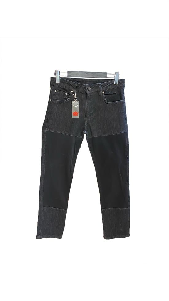 Motobike Jeans 7003 Fileli Motosiklet Pantolonu – Kılçıllı Gri/Siyah (Korumalar Hariç)