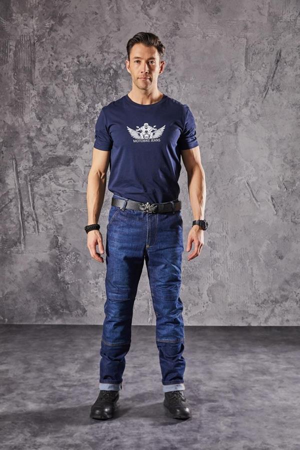 MOTOBIKE JEANS PNT/5013 DÜZ MAVİ
