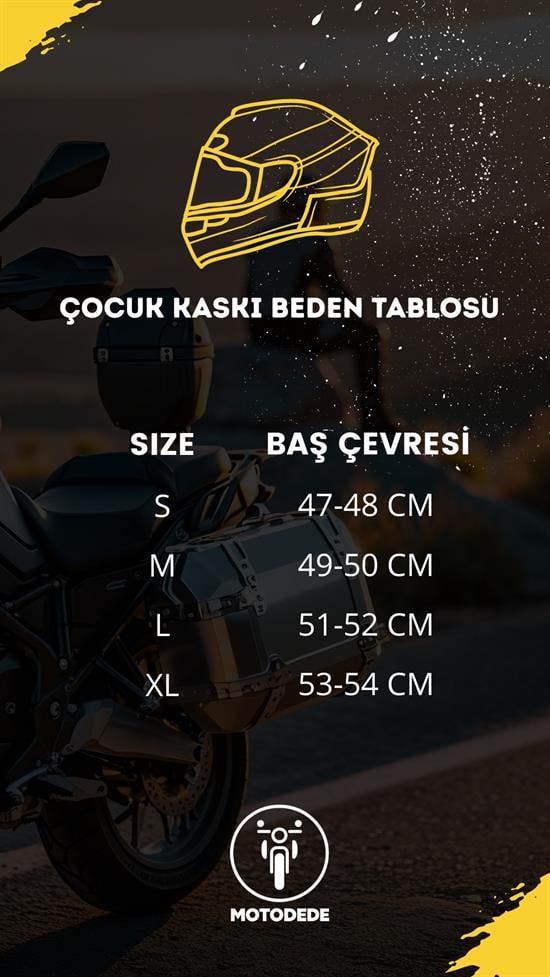 MTS M201 Kapalı Çocuk Kaskı