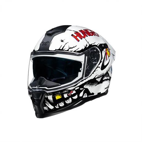 NEXX SX.100R HUNGRY MILES BEYAZ KASK