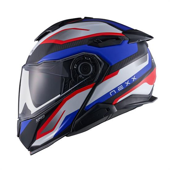NEXX X.LIFETOUR PRO MILE MAT MAVİ-KIRMIZI KASK