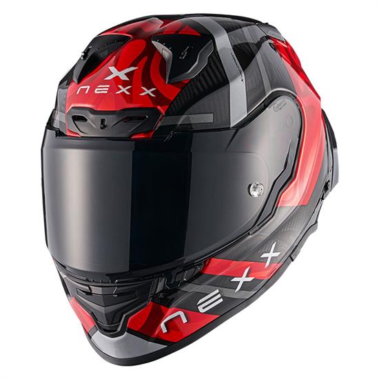 NEXX X.R3R SWIRL KARBON KIRMIZI KASK