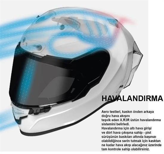 NEXX X.R3R SWIRL KARBON MAVİ KASK