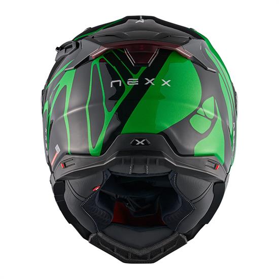 NEXX X.WST 3 B-SIDE SİYAH YEŞİL KASK