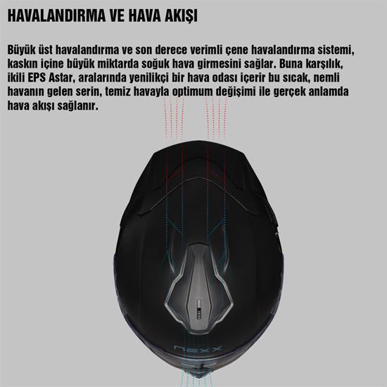 NEXX Y.100R SUBSONIC MAT SİYAH-SARI KASK