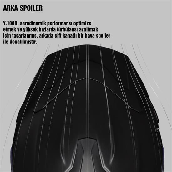 NEXX Y.100R SUBSONIC MAT SİYAH-SARI KASK