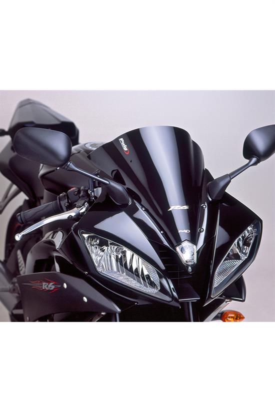 Puig 4059N Siyah Racing Ön Cam - Yamaha YZF-R6 (2006-2007) Uyumlu