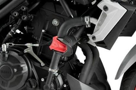PUIG/8589N CRASH PADS R12 YMH MT-03 16-17 C/BLAC