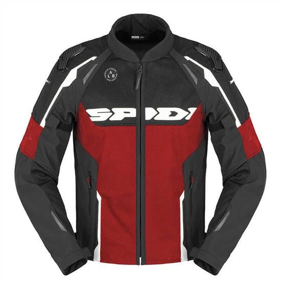 SPIDI RACE WARRIOR 2 NET YAZLIK CEKET SİYAH KIRMIZI