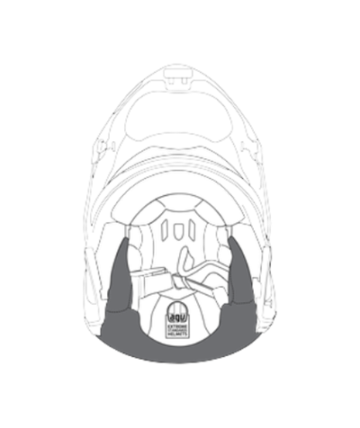 AGV-CHEEK PADS SPORTMODULAR