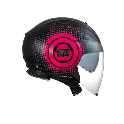 AGV KASK/FLUID MULTI PIX BLACK/FUSCIA