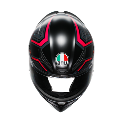 AGV KASK/K1 S E2206 SLING MATT BLACK PINK CONFİGURATİON