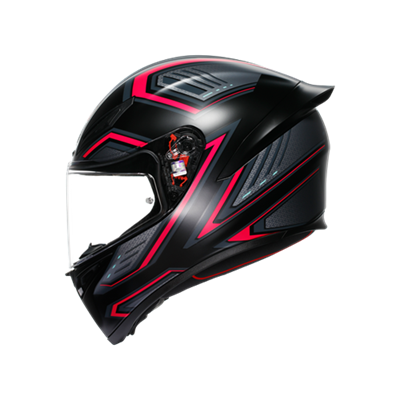 AGV KASK/K1 S E2206 SLING MATT BLACK PINK CONFİGURATİON