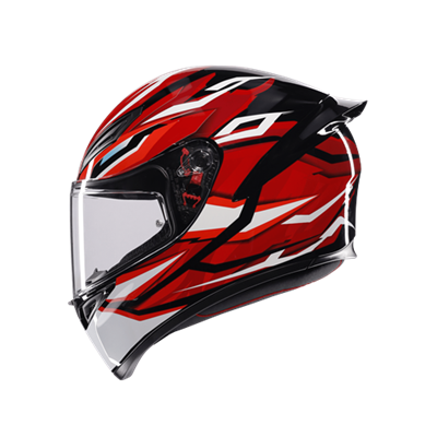 AGV KASK/K1 S LION BLACK/RED/WHITE CONFİGURATİON