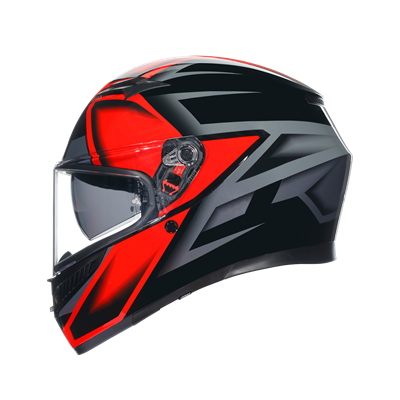 AGV KASK/K3 MPLK COMPOUND BALCK RED